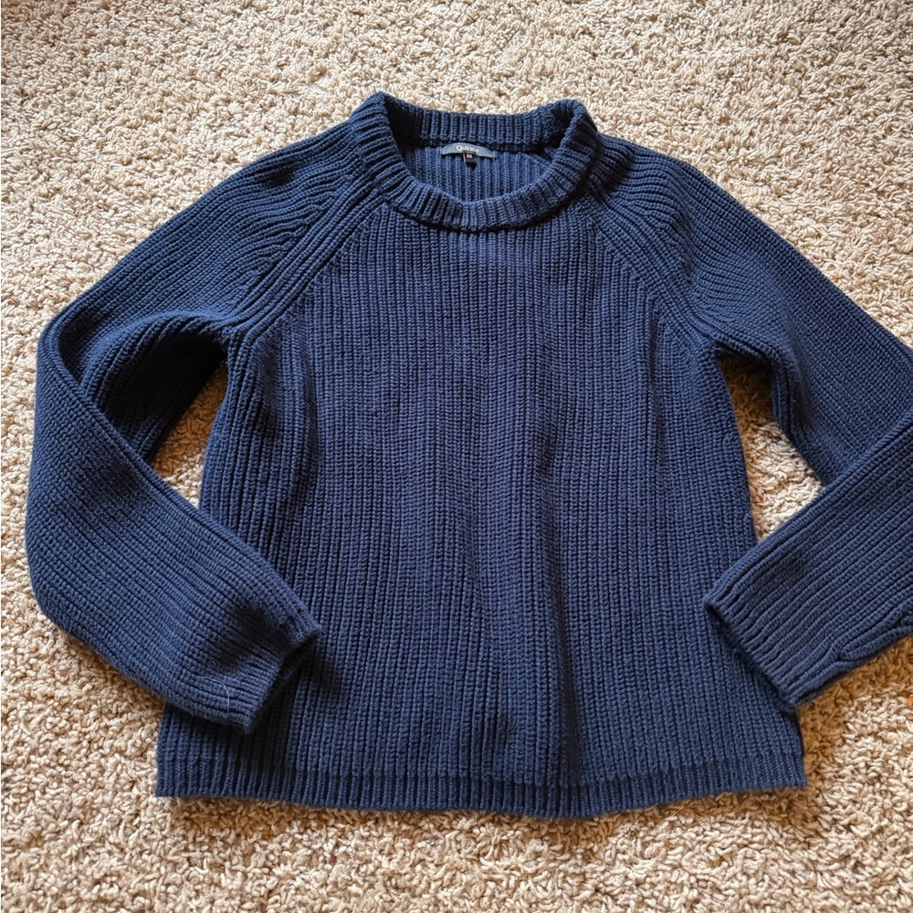 Navy Quince Sweater